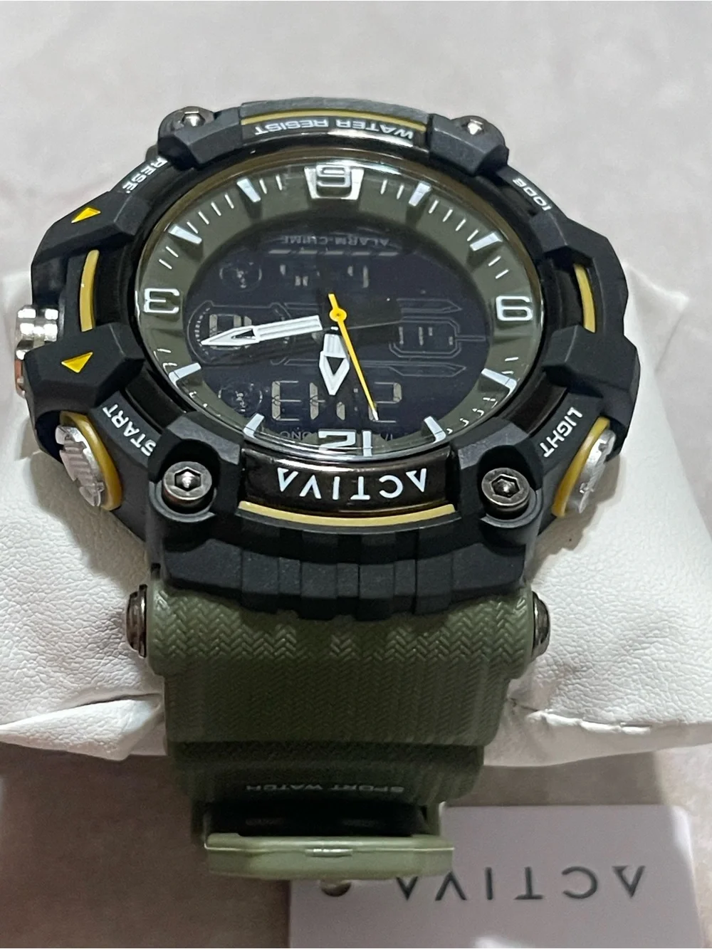 Activa Ardus X Invicta Digital Men's Watch - 58mm. Army Green (ACW8089-002) new